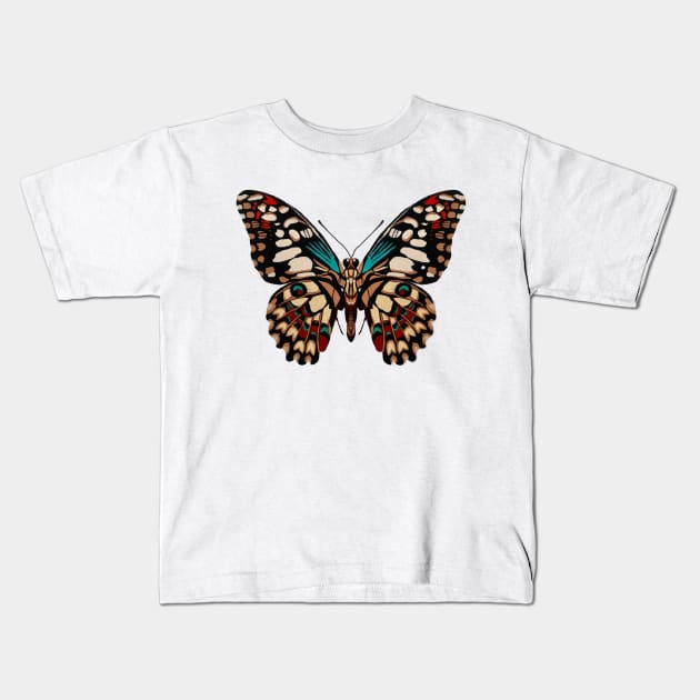 Butterfly Kids T-Shirt by Snow Art Co.